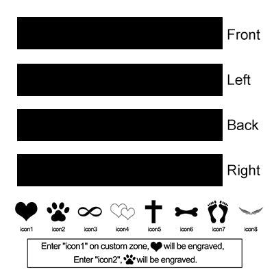 Dletay Urn Stainless Steel Cremation Jewelry for Ashes for Men Women Ash Holder Black