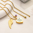 Your Wings Were Ready Heart Necklace for Ashes