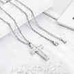 Cremation Cross Necklace for Ashes