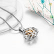 Lotus Urn Cremation Necklace for Ashes