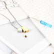 Double Heart Urn Cremation Necklace for Ashes