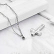 Cremation Cross Necklace for Ashes