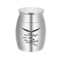 Dletay Keepsake Urn for Ashes Mini Cremation Urn in Stainless Steel