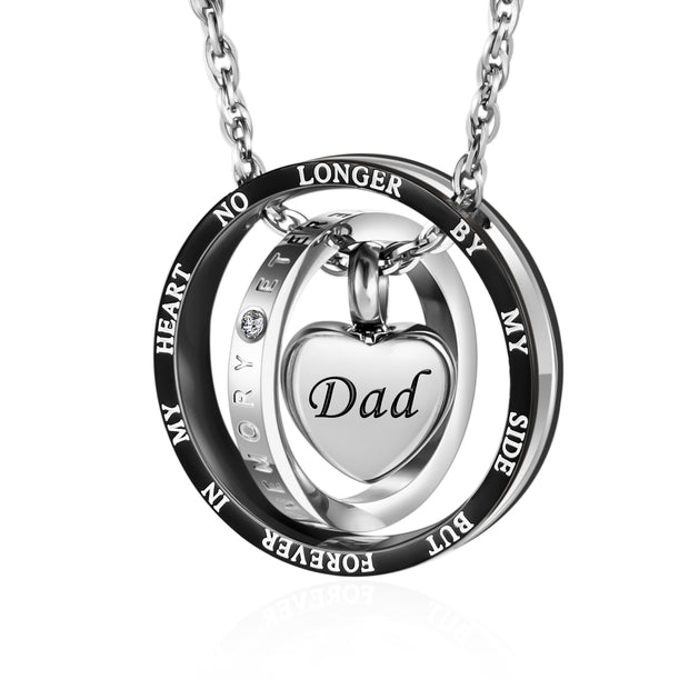 Forever In My Heart Cremation Necklace for Ashes