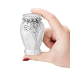 Marble White Memories Personalized Keepsake Urn for Ashes