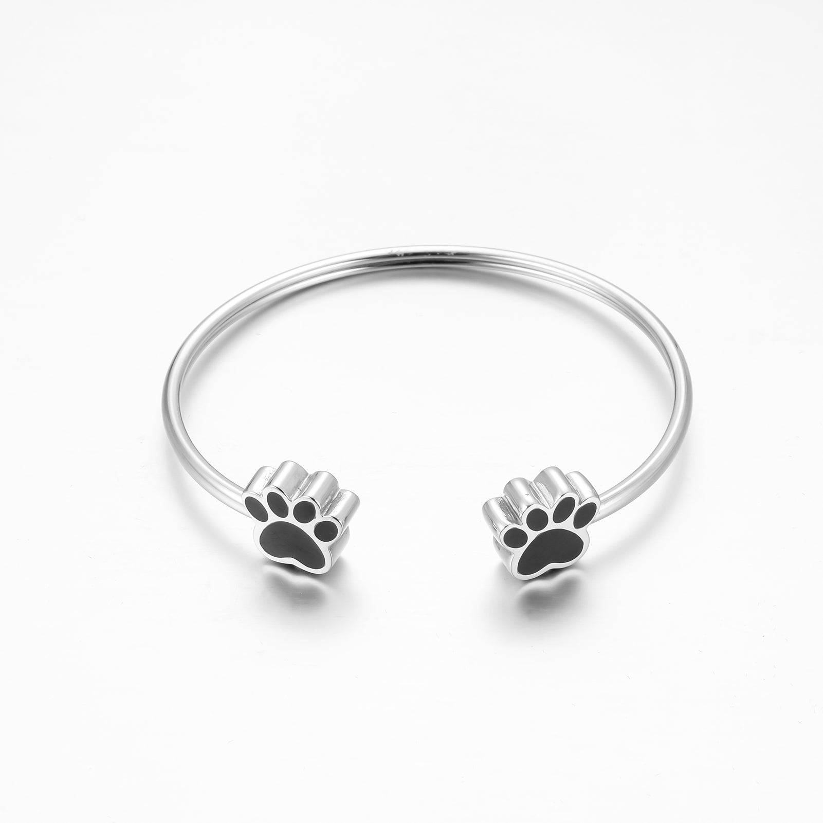 Pet Paw Print Urn Bracelet for Ashes