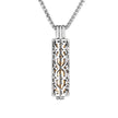Hollow Cylinder Urn Cremation Necklace for Ashes