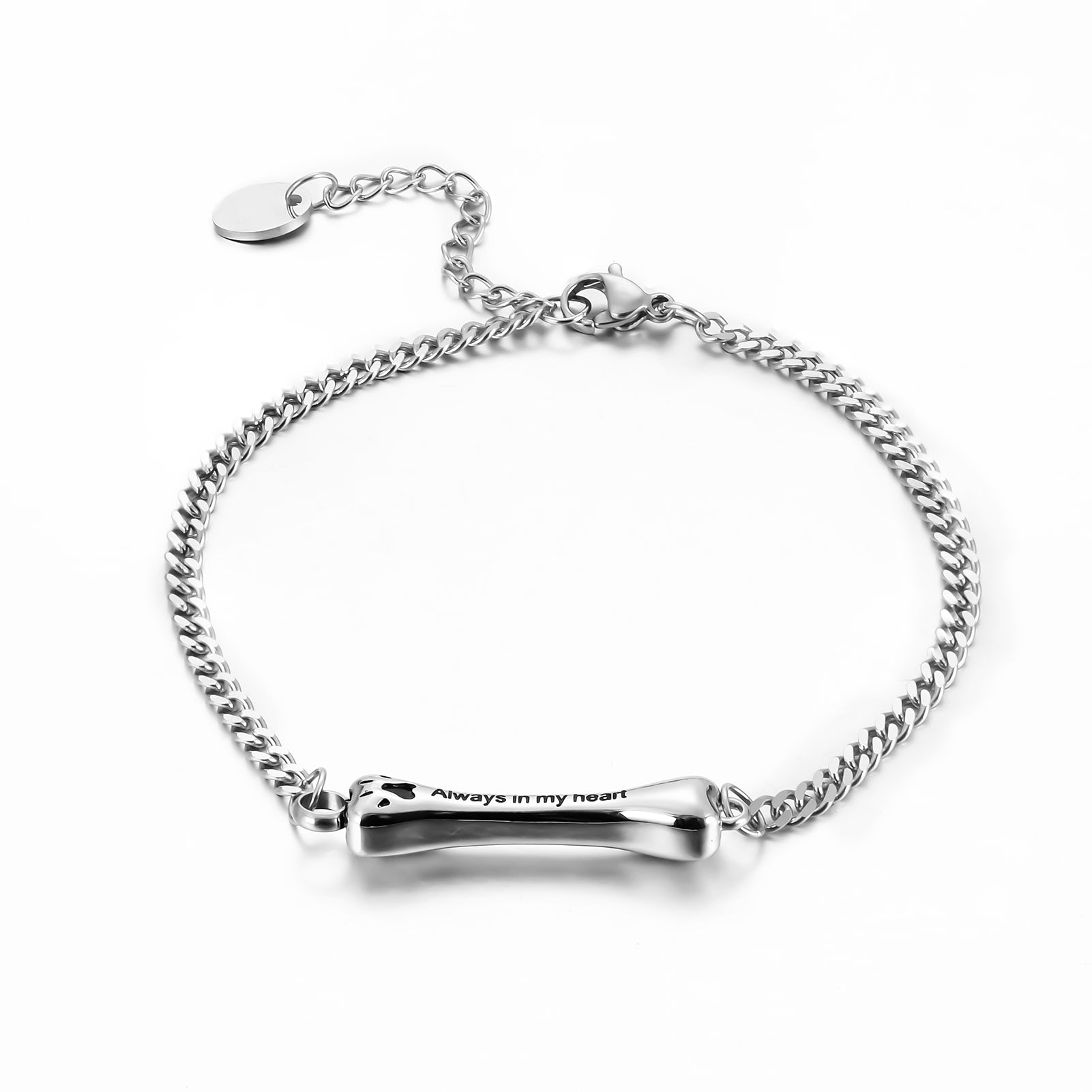Dog Bone Urn Bracelet for Ashes