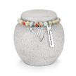 Dletay Mini Urns for Ashes Memorial Ceramic Small Cremation Urns