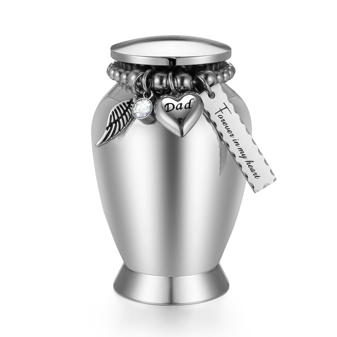 Charm Memorial Cremation Urns for Ashes for Dad