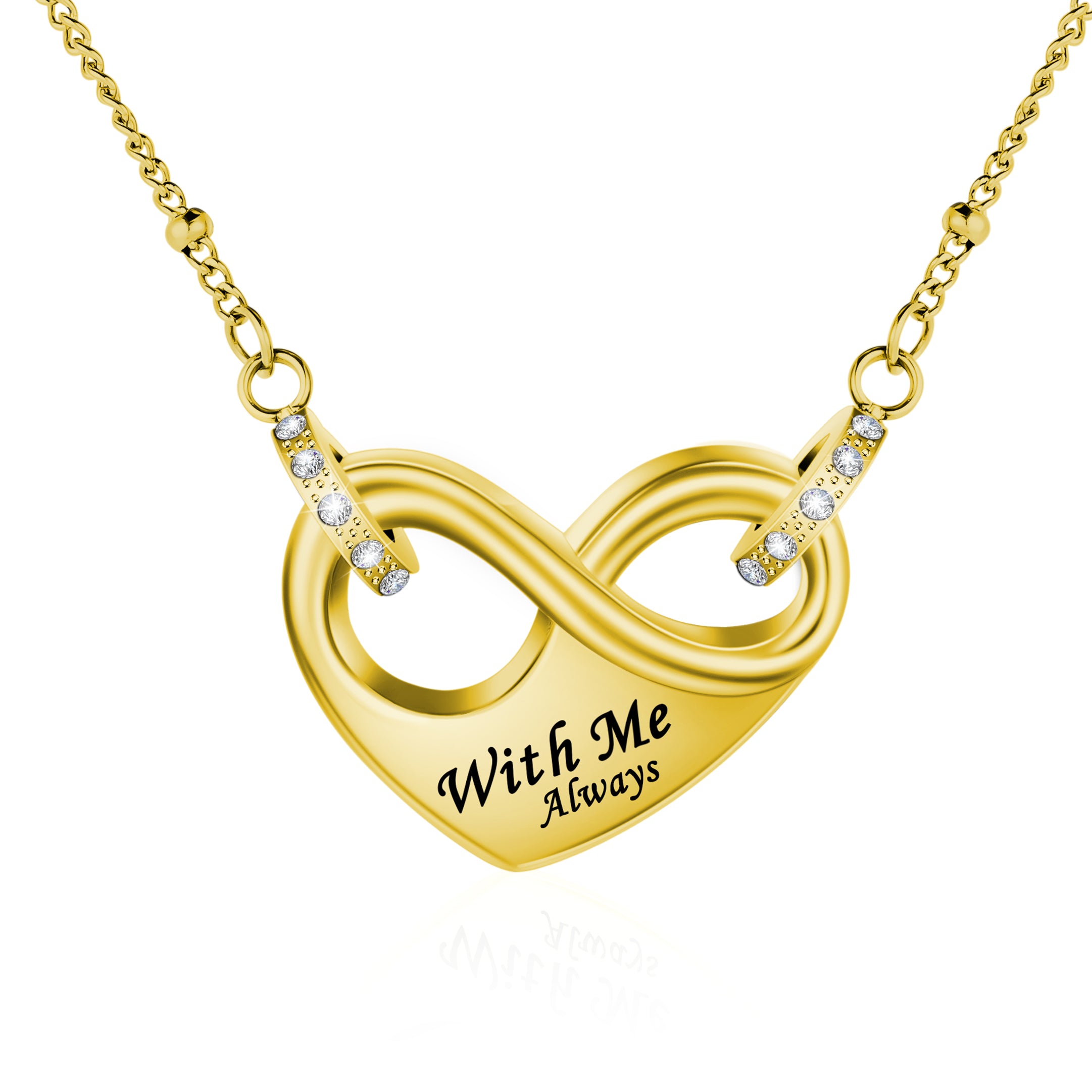 Dletay Infinity Cremation Urn Necklace for Ashes