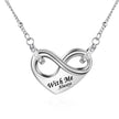Dletay Infinity Cremation Urn Necklace for Ashes