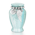 Lake Green Aluminum Small Urns for Human Ashes Keepsake