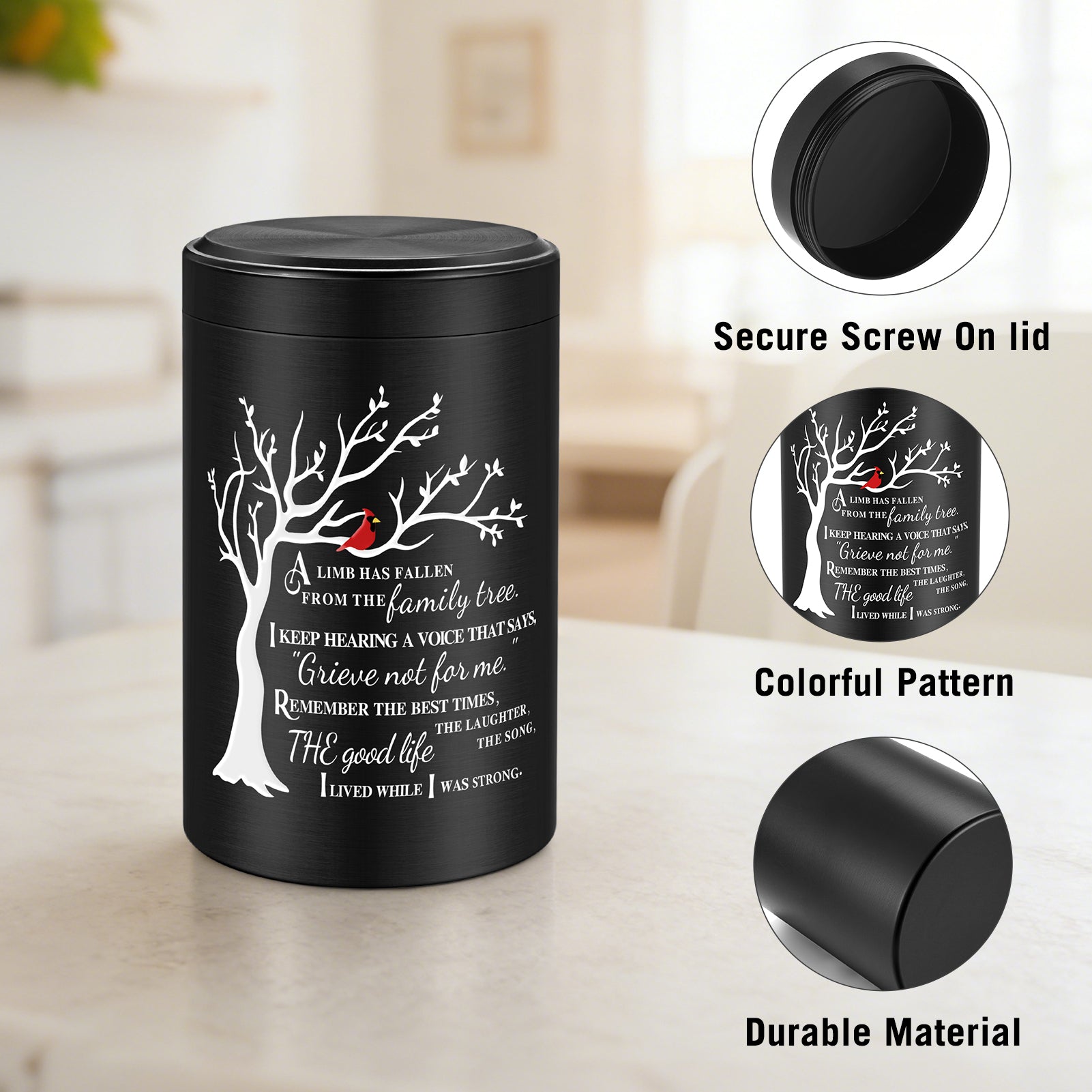 Dletay Memorial Decorative Mini Cremation Urns for Ashes