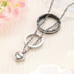 Forever In My Heart Cremation Necklace for Ashes