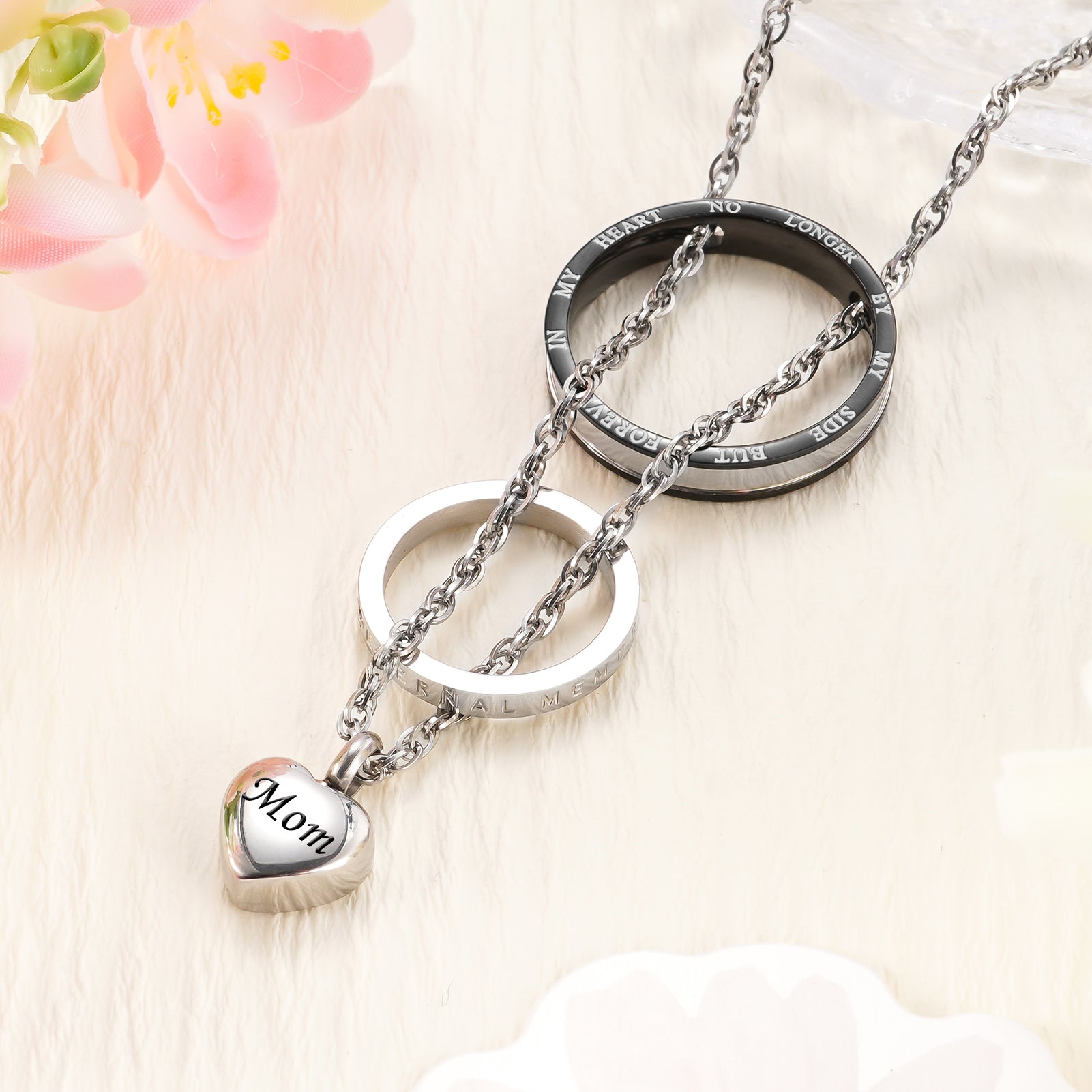 Forever In My Heart Cremation Necklace for Ashes