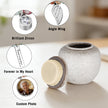 Dletay Mini Urns for Ashes Memorial Ceramic Small Cremation Urns