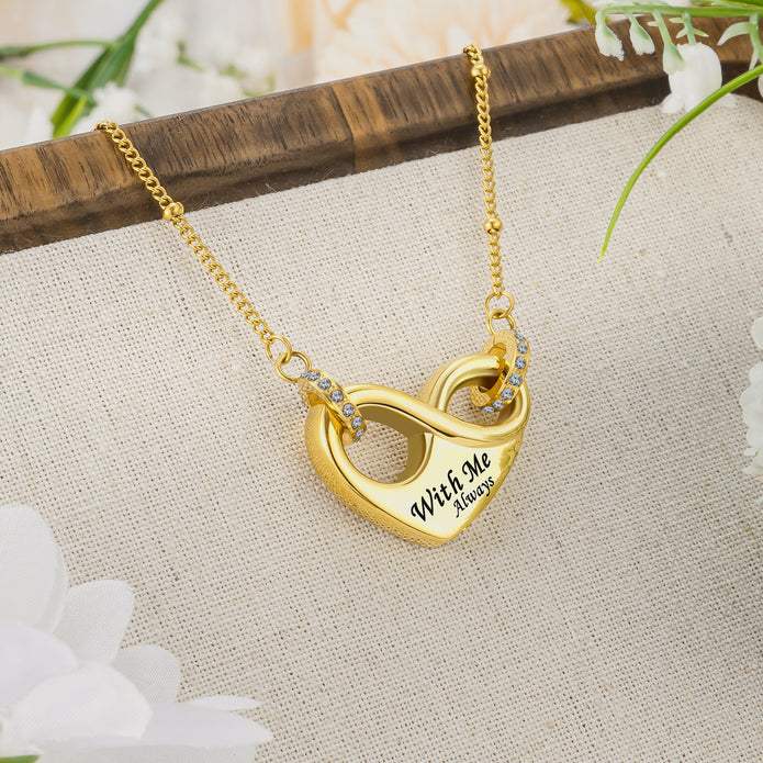 Dletay Infinity Cremation Urn Necklace for Ashes