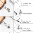 Teardrop Urn Cremation Necklace for Ashes