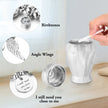 Marble White Memories Personalized Keepsake Urn for Ashes