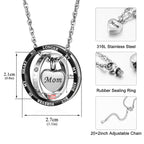 Forever In My Heart Cremation Necklace for Ashes
