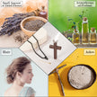 Wooden Cross Cremation Necklace for Ashes