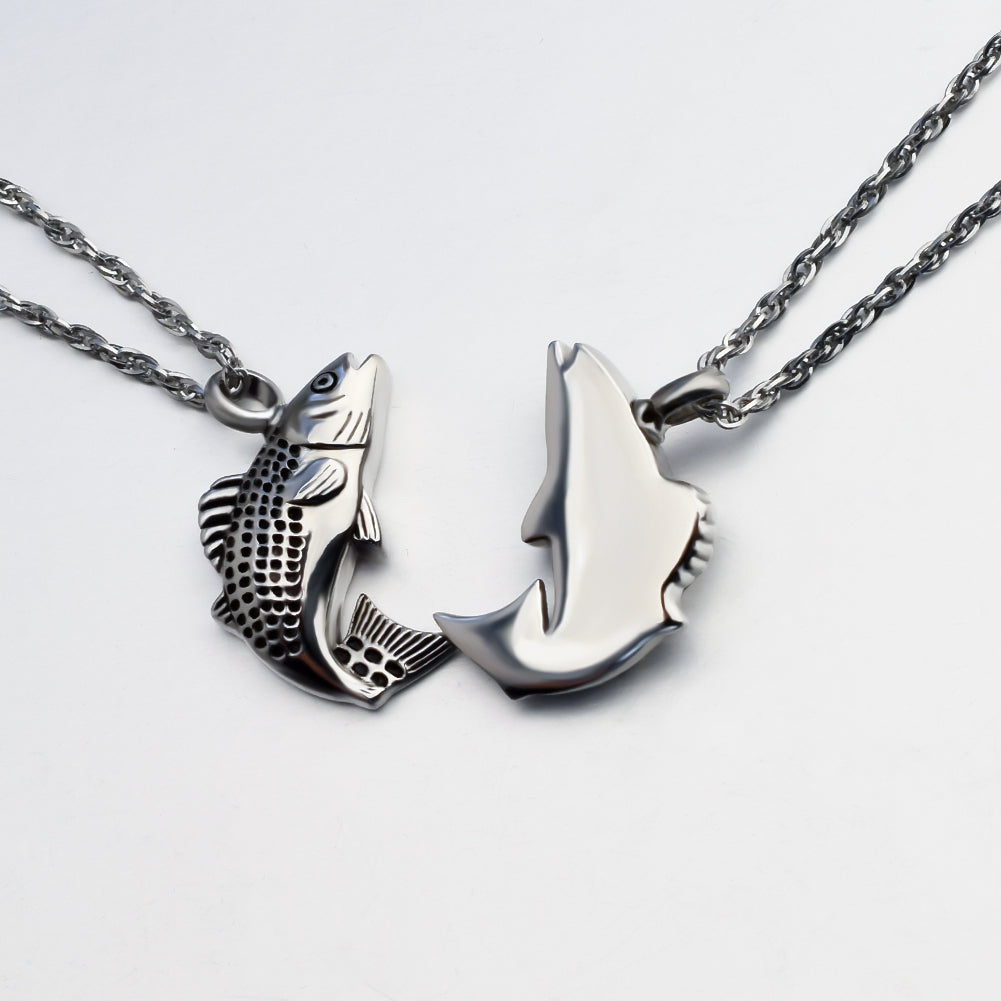 Fish Cremation Jewelry for Ashes Memorial Ashes Necklace