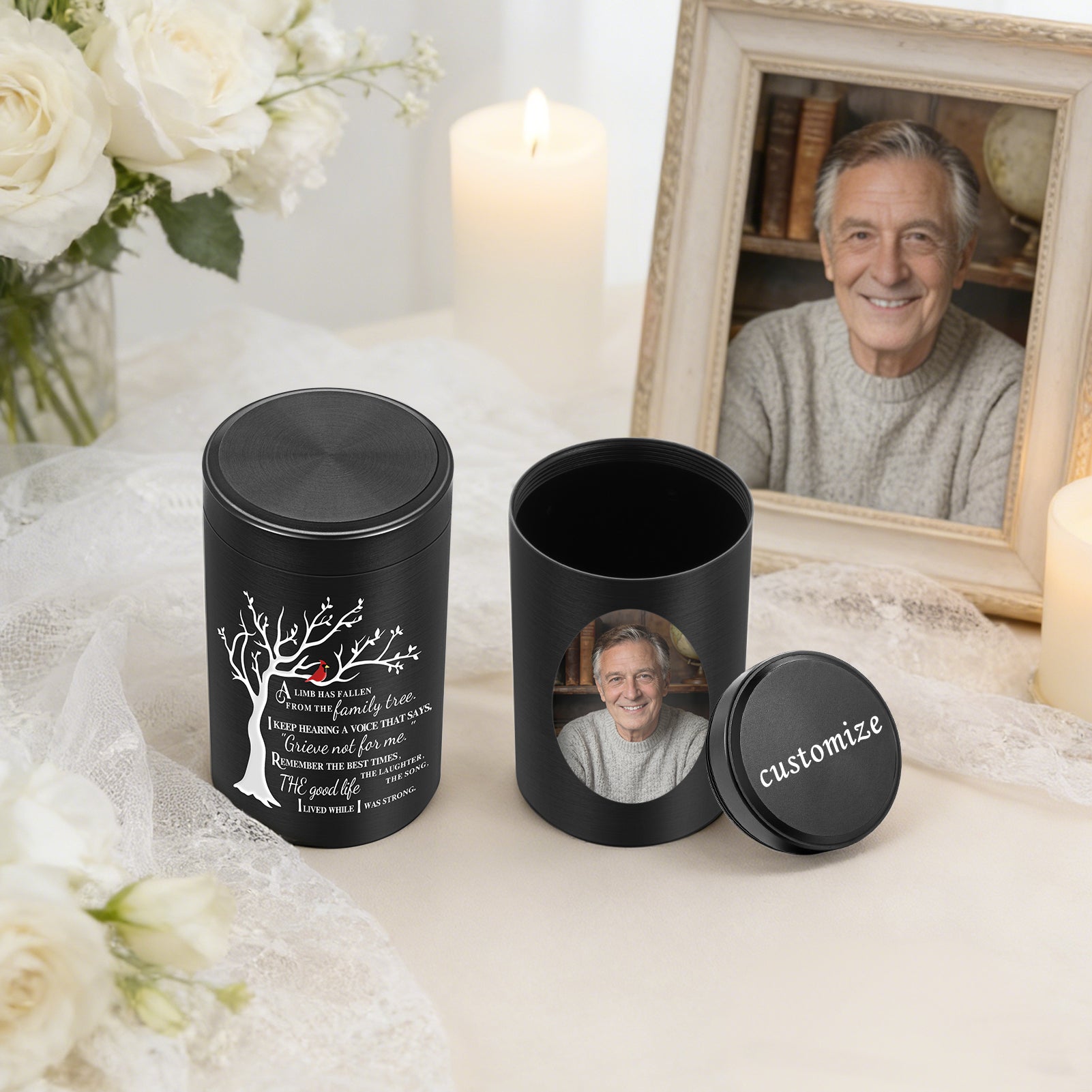 Dletay Memorial Decorative Mini Cremation Urns for Ashes