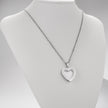 Transparent Window Heart Urn Cremation Necklace for Ashes