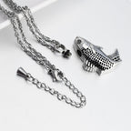 Fish Cremation Jewelry for Ashes Memorial Ashes Necklace