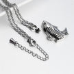 Fish Cremation Jewelry for Ashes Memorial Ashes Necklace