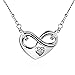 Dletay Infinity Cremation Urn Necklace for Ashes