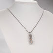 Hollow Cylinder Urn Cremation Necklace for Ashes