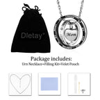 Forever In My Heart Cremation Necklace for Ashes