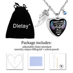 Daddy’s Angel Heart Necklace for Ashes