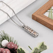 Hollow Cylinder Urn Cremation Necklace for Ashes