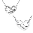 Dletay Infinity Cremation Urn Necklace for Ashes