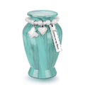 Mint Green Memories Personalized Keepsake Urn for Ashes