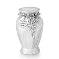 Marble White Memories Personalized Keepsake Urn for Ashes