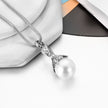 Pearl Urn Cremation Necklace for Ashes