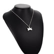 Dog Bone Paw Print Urn Cremation Necklace for Ashes