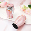 Pink Gold Vein Aluminum Decorative Funeral Urns
