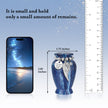 Blue Marble Vein Aluminum Decorative Funeral Urns