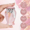 Pink Gold Vein Aluminum Decorative Funeral Urns