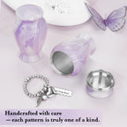 Light Purple Aluminum Cremation Urn