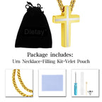 Guided By Faith Cremation Cross Necklace for Ashes