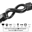 Dletay Urn Bracelet for Ashes Leather Infinity Cremation Bracelet