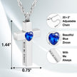 Cremation Cross Necklace for Ashes