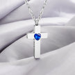 Cremation Cross Necklace for Ashes