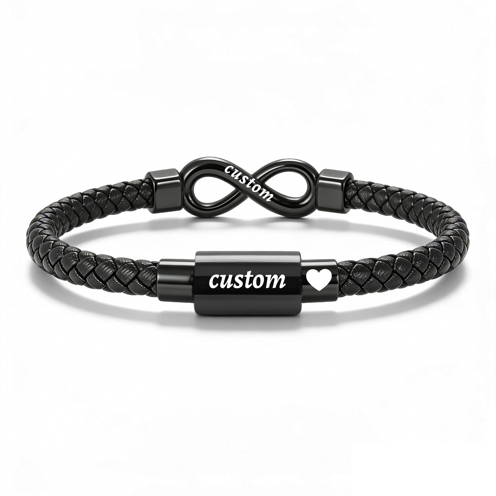 Dletay Urn Bracelet for Ashes Leather Infinity Cremation Bracelet
